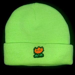 Mario Fire Flower Beanie *NOTE HAS SMALL HOLE
